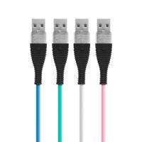 Adatkábel - microUSB - szilikon - 2 m