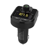 Bluetooth FM Transmitter, USB és MicroSD kártya foglalattal, kihangosító funkcióval