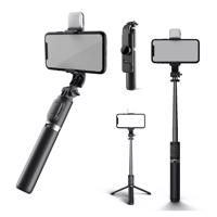 Hordozható Bluetooth selfie bot tripod álvánnyal