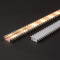 LED aluminium profil sín 1000 x 23(17) x 8 mm süllyeszthető U profil