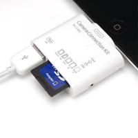 Lightning adapter, USB csatlakozással és kártyaolvasóval