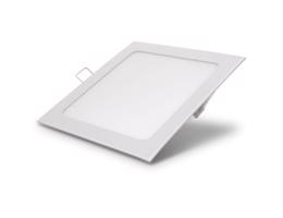 Négyzet alakú sülyesztett LED Panel - 18 W - hideg - fehér