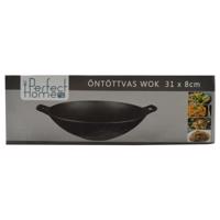 Öntöttvas wok 31 cm