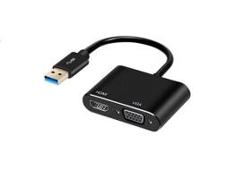 USB-s HDMI+VGA átalakító